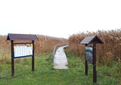 A tanösvény bejárata