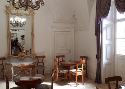 A kastély patinás cukrászdája