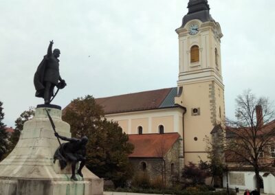 Kossuth-szobor, Barátok temploma