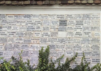 Barátok temploma, Szűz Máriás hálafal