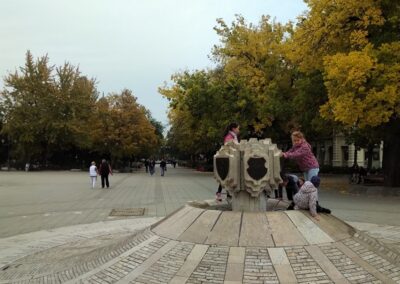 Trianon-emlékmű a Nagytemplom előtt