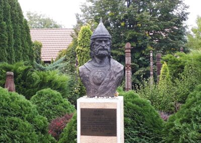 Attila király mellszobra